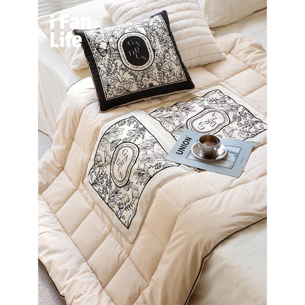 抱枕被子二合一两用车载车用折叠加厚午睡毛毯子枕头靠枕高级轻奢