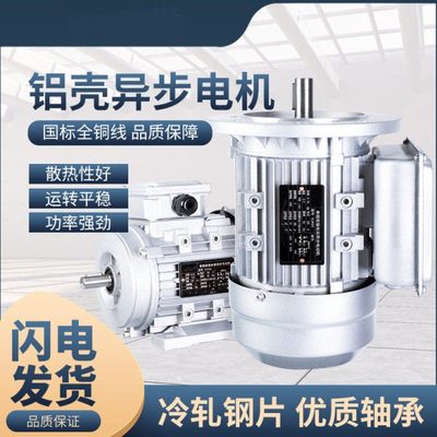 秀仕YS6322/7122/7132/8022/0.25/0.55/1.1KW三相铝壳电动机380V