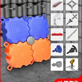 浮筒平台防撞条浮动码 头栏杆浮桥蘑菇头系船栓引桥扶梯配件厂家