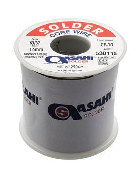 1朝日焊锡Asahi松香芯锡线低熔点免洗Sn6清3工.0mmPLT焊丝厂直销