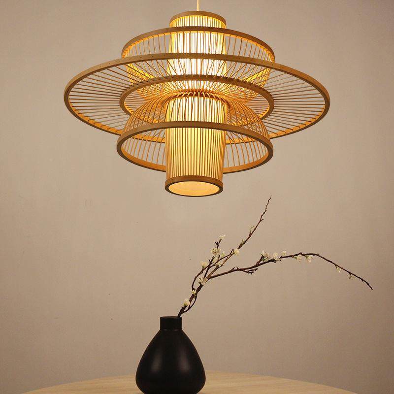 竹艺竹锅编吊灯日式35998火店鸟餐笼厅灯中式民宿茶室禅意灯笼吊,家装灯饰光源,智能吊灯,淘宝优惠券,粉丝福利购,淘宝优惠卷