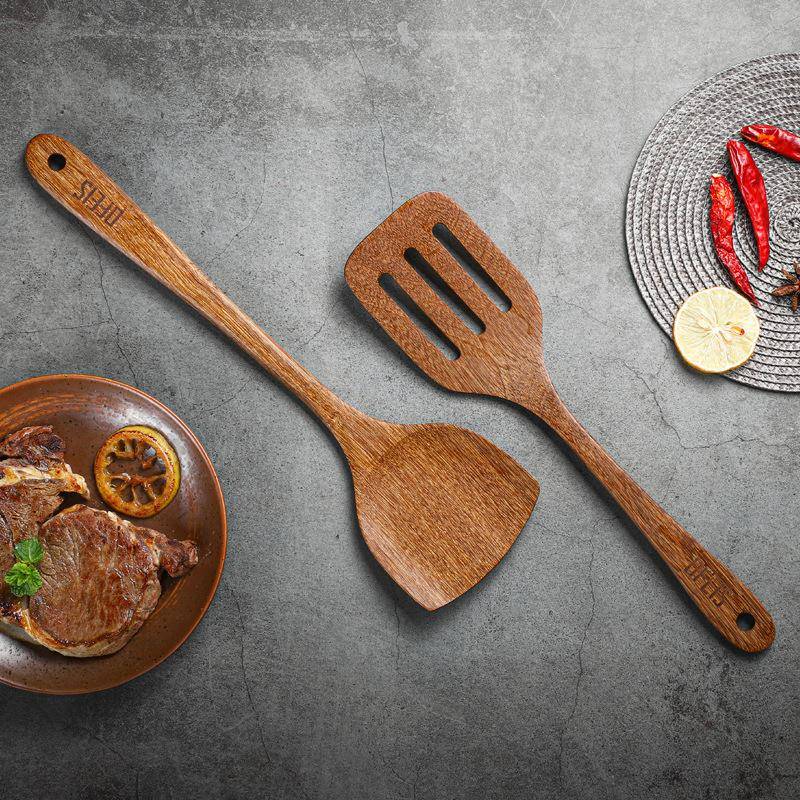 铲202款鸡5翅M6W7R8R0木锅铲家用厨房木子不粘锅木质耐高新温炒菜