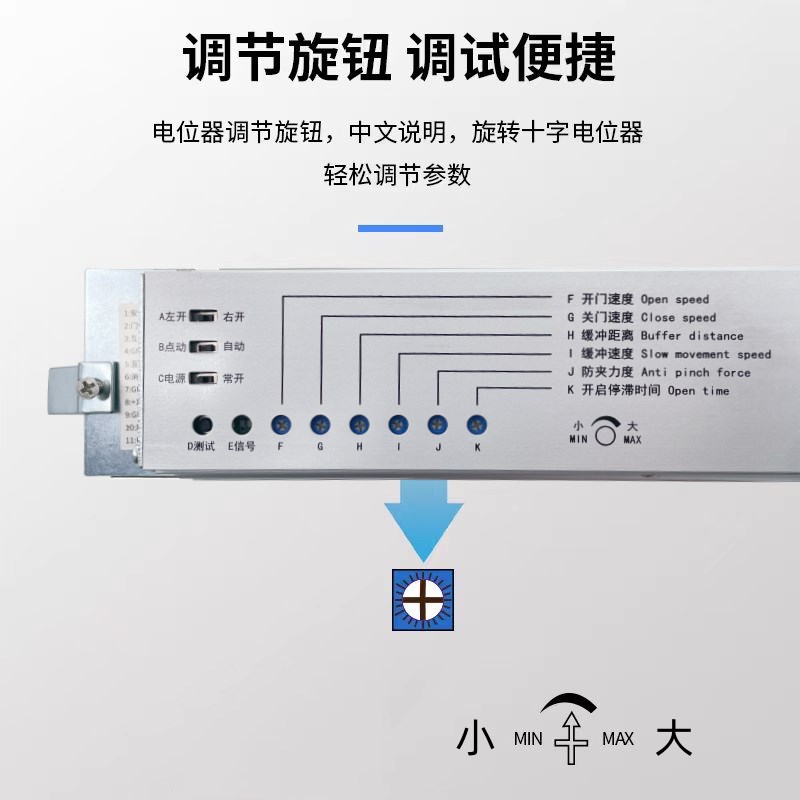 电动玻璃自动g平移感应门机组控制器电机自动门控制器维修配件矢