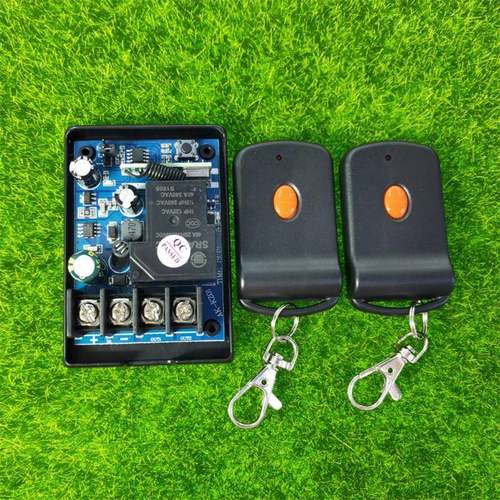 3蝴12-48V1L蝶单键遥控12V-48V0A单路车灯喇叭灯具泵水开电源改装