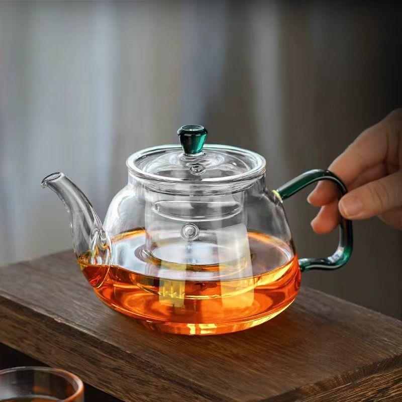 泡F78H8JTH茶壶璃茶壶泡茶家用茶具加玻厚壶耐高煮单壶水分离温大