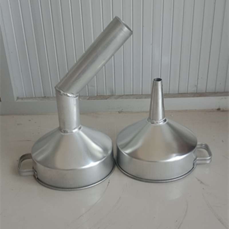 可做防爆过滤漏斗卸油口专用 歪嘴铝油漏加油站卸油用弯嘴漏斗