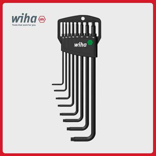 wiha威汉德国进口工具经典L型星型内六角扳手套装8件套