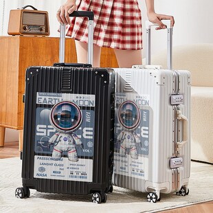 卡通行李箱学生女手推车行李箱男24寸行李箱大容量密码皮箱20寸登