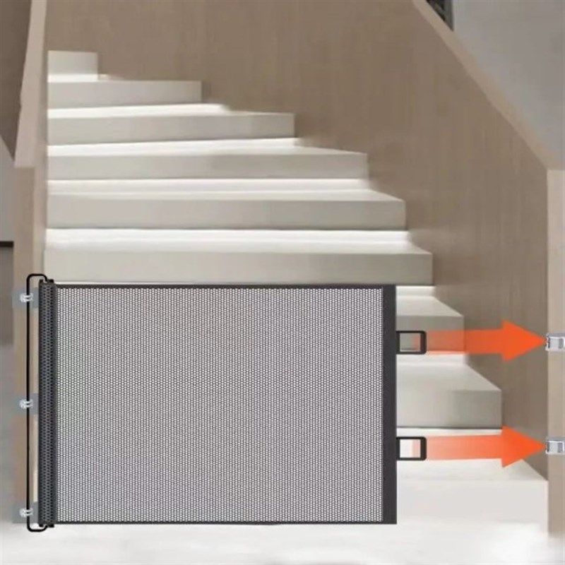 防猫跑围栏免打孔伸缩宠物挡楼梯房门隔断小型狗栅栏猫挡板可拐弯,婴童用品,门护栏,淘宝优惠券,粉丝福利购,淘宝优惠卷