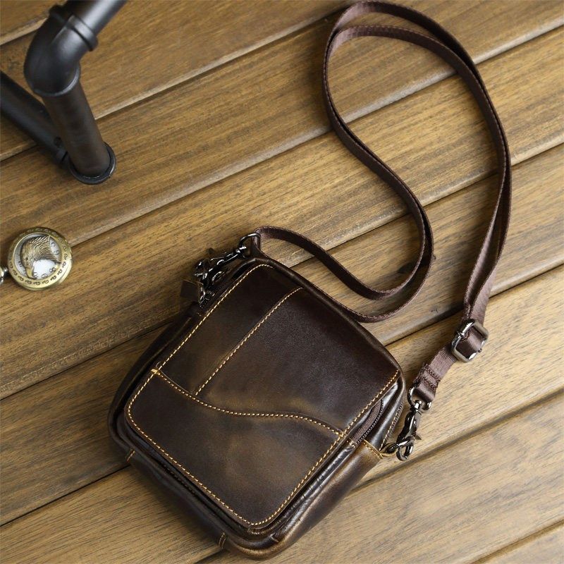 真皮穿皮带手机腰包男 5.5 5.7 6寸竖款手机小腰包头层牛皮潮迷你,箱包皮具/热销女包/男包,男士包袋,淘宝优惠券,粉丝福利购,淘宝优惠卷