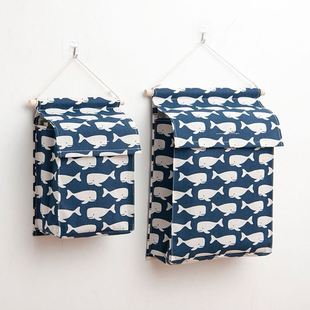 挂墙架床头好物宿舍神器布袋子 收纳挂袋衣柜挂式 放内衣内裤 袜子