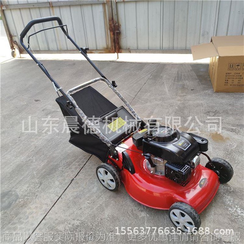 汽油多功能草坪割草机 自走式轻便除草机 小型手推式剪草机