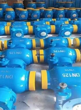 Q361F铸钢球阀手动16C-涡轮焊接全尺寸