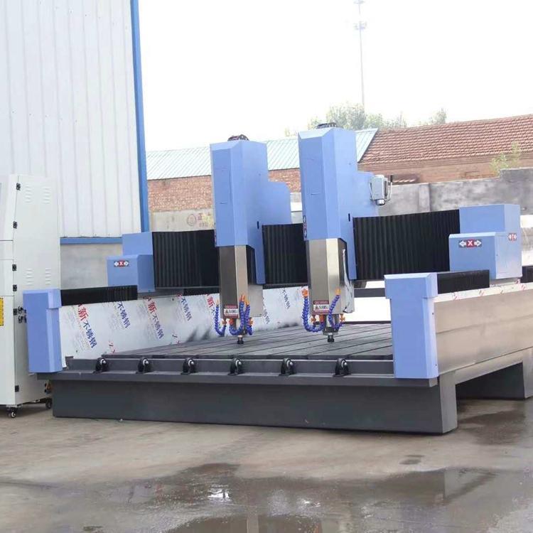 广东石材雕刻机厂家背景墙1325石材多头浮雕机墓碑刻字机