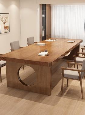 实木GPI现代简约家用书桌脑桌原木全办公桌学习桌阅读桌一电桌多