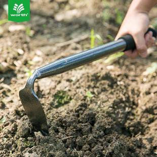 沃SIR施2锻打园艺工具2201 2203二齿尖嘴燕2尾锄头除草松土种