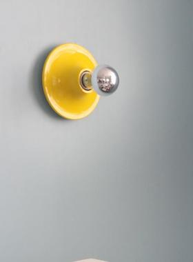 Teti豪斯欧401Vi包ntage复古怀旧中古北客厅卧室ins走过道黄色廊