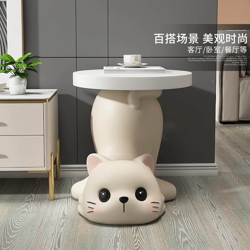 可爱床猫客厅型落摆件家大居zls20230装饰品电视地柜沙发旁边几头