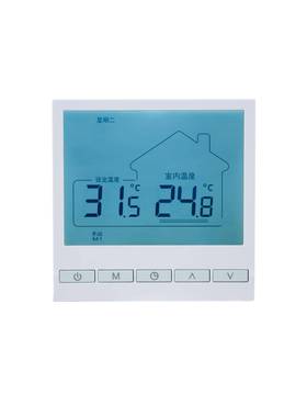 编地暖LVO温控有器水暖温控挂炉壁温控带程线无线款