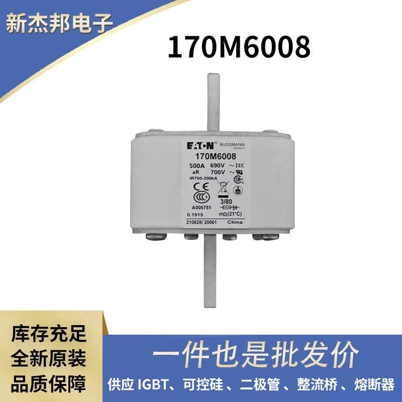 170M6008 170M6020 170M6080原装高压快速熔断器 保险丝阻燃