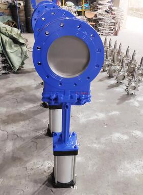 PZ673-0C气动铸钢明杆GIR刀D型闸阀N50H-900平行单闸1板浆液阀排