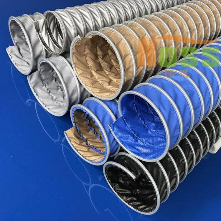 2.0MW齿轮箱空冷风扇排风管风力发电机通风管排碳软管/φ900×400