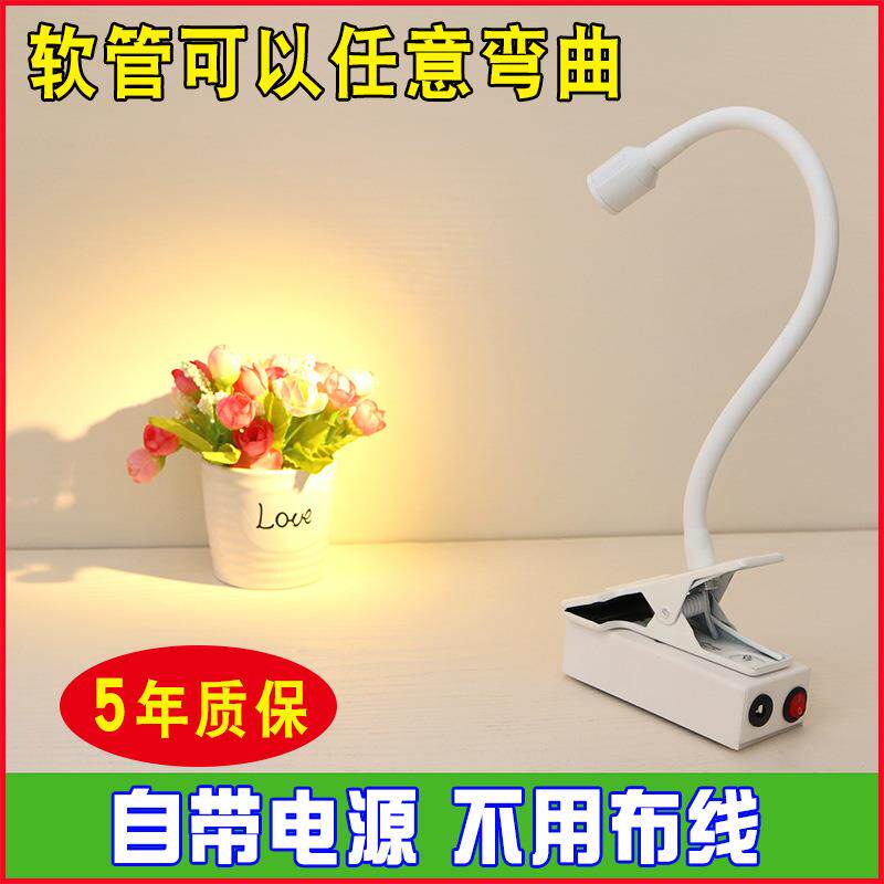 夹子射灯无线珠宝展柜灯led明装充电可移动3w自带电源软管柜台灯