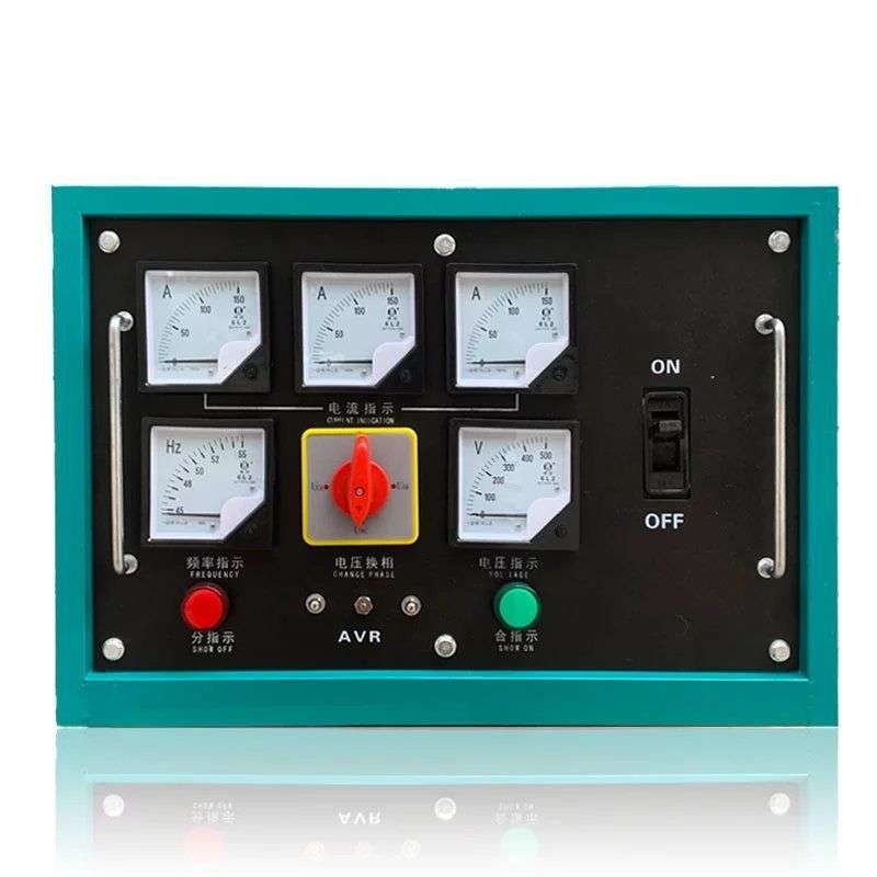 潍柴50kw千瓦柴油发电机组有刷发电机仪表电箱总成AVR配件
