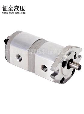 科昌新鸿型HGP-11A-F3/3R双联齿轮泵高压油泵增压液压齿轮自动泵