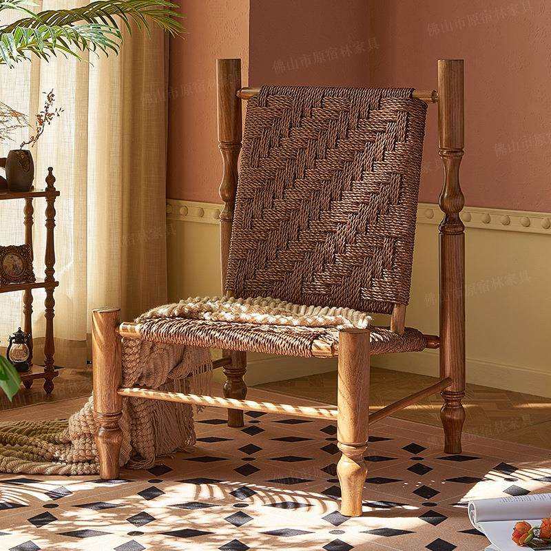 中古藤编座椅编织特色沙发椅子休闲民宿酒店阳台阅读椅子,鲜花速递/花卉仿真/绿植园艺,割草机/草坪机,淘宝优惠券,粉丝福利购,淘宝优惠卷