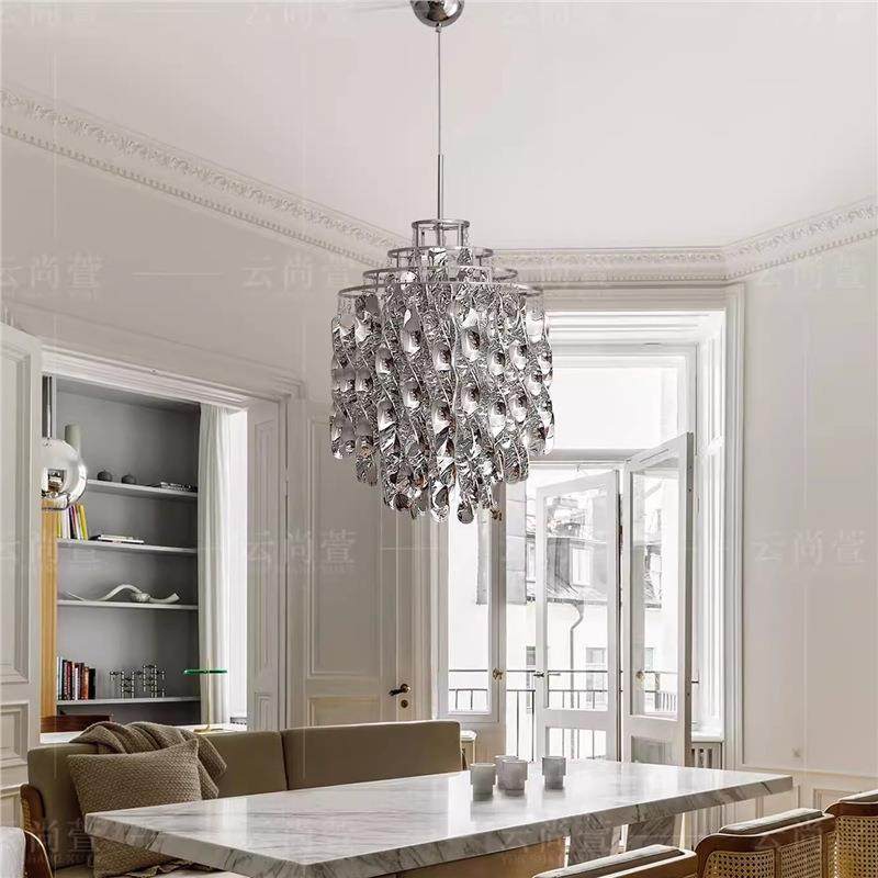 丹麦Verpan Spiral 法式轻奢餐厅吊灯设计师螺旋瀑布客厅楼梯吊灯,家装灯饰光源,智能吊灯,淘宝优惠券,粉丝福利购,淘宝优惠卷
