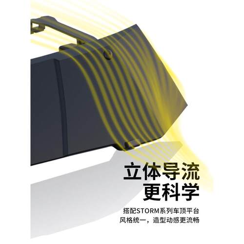 暗莹适用扰流板RA露营RIO降噪车顶行李架平台汽车户外AW天幕专用