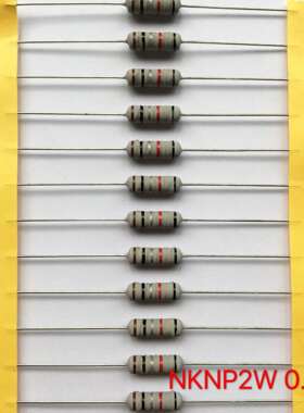 无感绕线电阻NKNP 2W 0R1 渡锡铜线