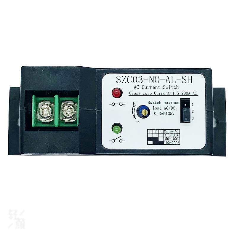 钳形电流互感开关感应电流交流0-200A PLC开关控制SZC03-NO-AL-SH