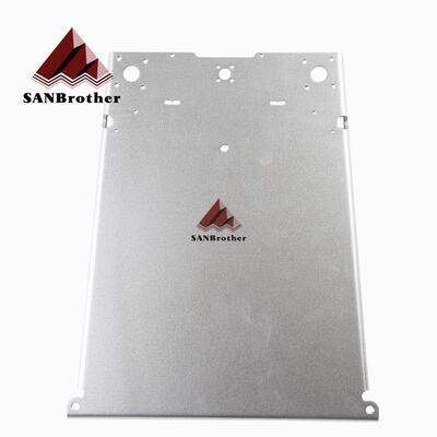 3D打印机Ultimaker3热床铝板支架CNC喷砂 UM3热床大板阳极银色