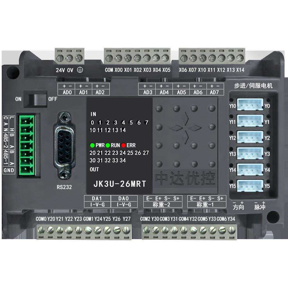 国产PLC控制器 自主研发JT3U-26MRT-12MT-8AD 6轴 模拟量温度485,电子元器件市场,其它元器件,淘宝优惠券,粉丝福利购,淘宝优惠卷