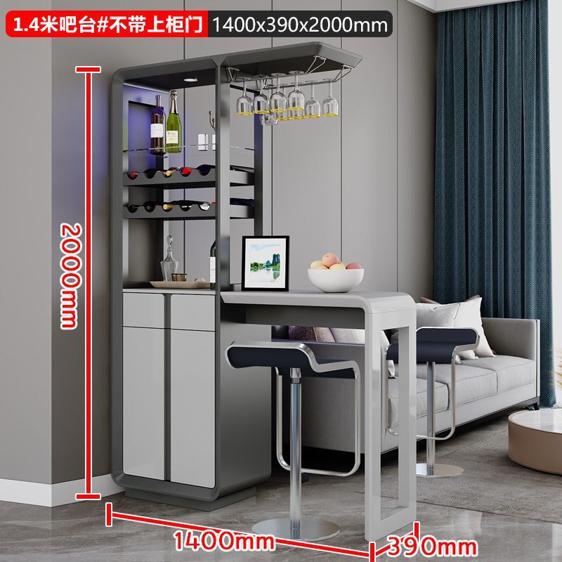 小吧台桌家用酒柜现代简约隔断柜酒吧柜子客厅餐厅柜一体桌玄关柜