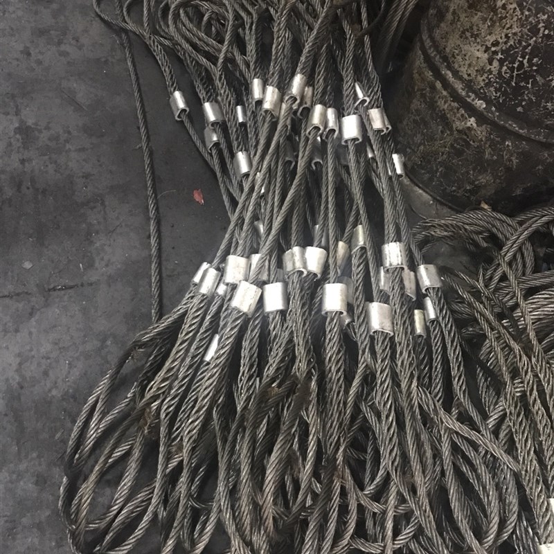 钢丝绳压环索扣纯人工编织钢丝绳起重吊索具加工14x1.5
