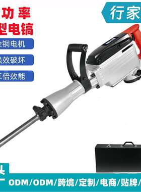65A电镐110V-220V率两用电锤冲击钻打混凝土95单用工业级大功插电