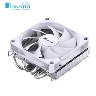 乔思伯HP400S cpu散热器一体机风扇超薄 下压式 HTPC服务器导热管