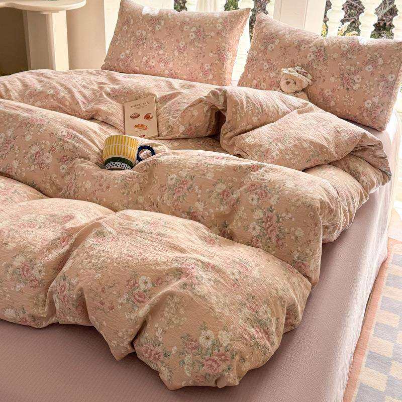 2025新款云感双层纱床上用品皱皱纱四件套超柔床单被套三件套,鲜花速递/花卉仿真/绿植园艺,割草机/草坪机,淘宝优惠券,粉丝福利购,淘宝优惠卷