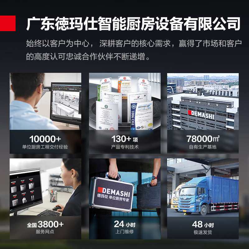 德玛仕电磁炉商用电磁灶大锅灶电灶台凹面厨房不锈钢单头大炒201