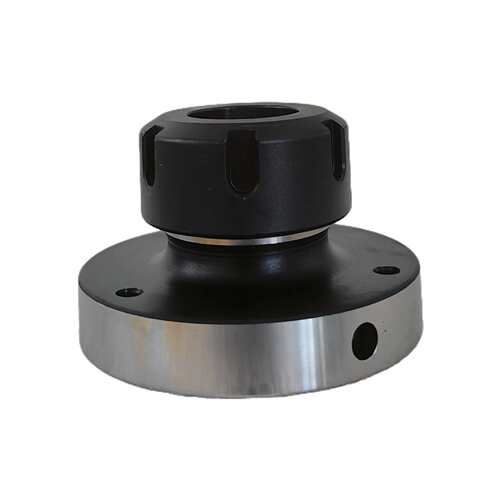 高精夹头座ER32筒夹直径100mm三孔夹头 ER32-D100直孔可代替卡盘