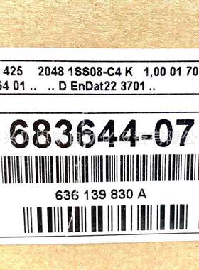 EQN437 2048 1SS08-C4 ID683646-03海德汉原装绝对式多圈编码器