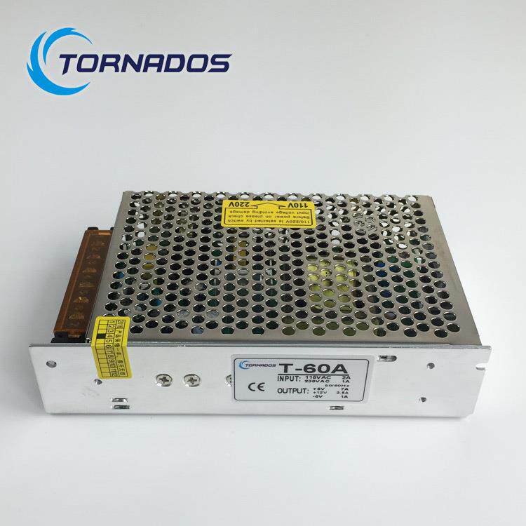 开关电源 5V7A 12V2A -5V1A 60W 工控三组输出开关电源60W T-60A