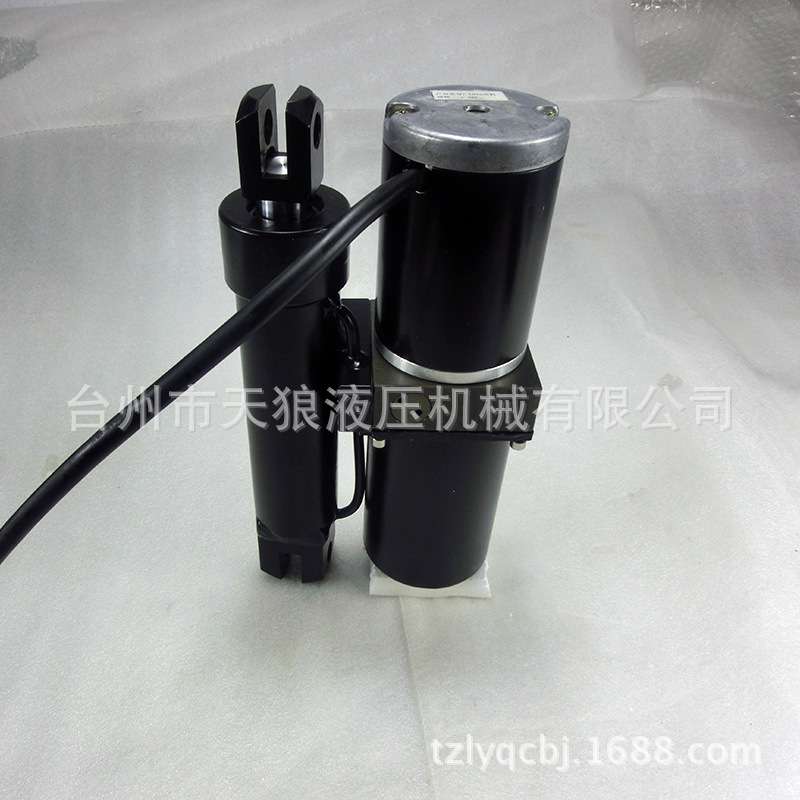 直供电动灰斗车液压举升机 液压推杆 微型升降器 工地灰斗车专用