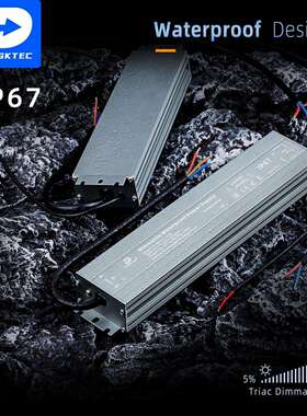 12V24V60-300Wdali可控硅0-10V防水调光LED灯带开关电源驱动