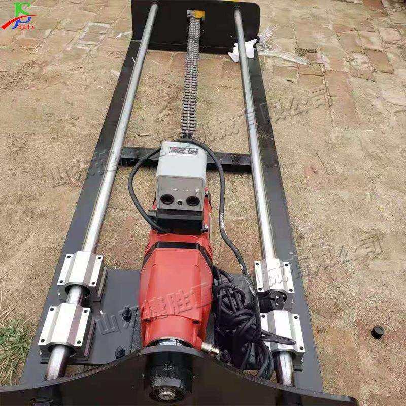 4KW地下管道钻孔机 3.5m电缆管过路打眼机 小型电缆管过路钻孔机