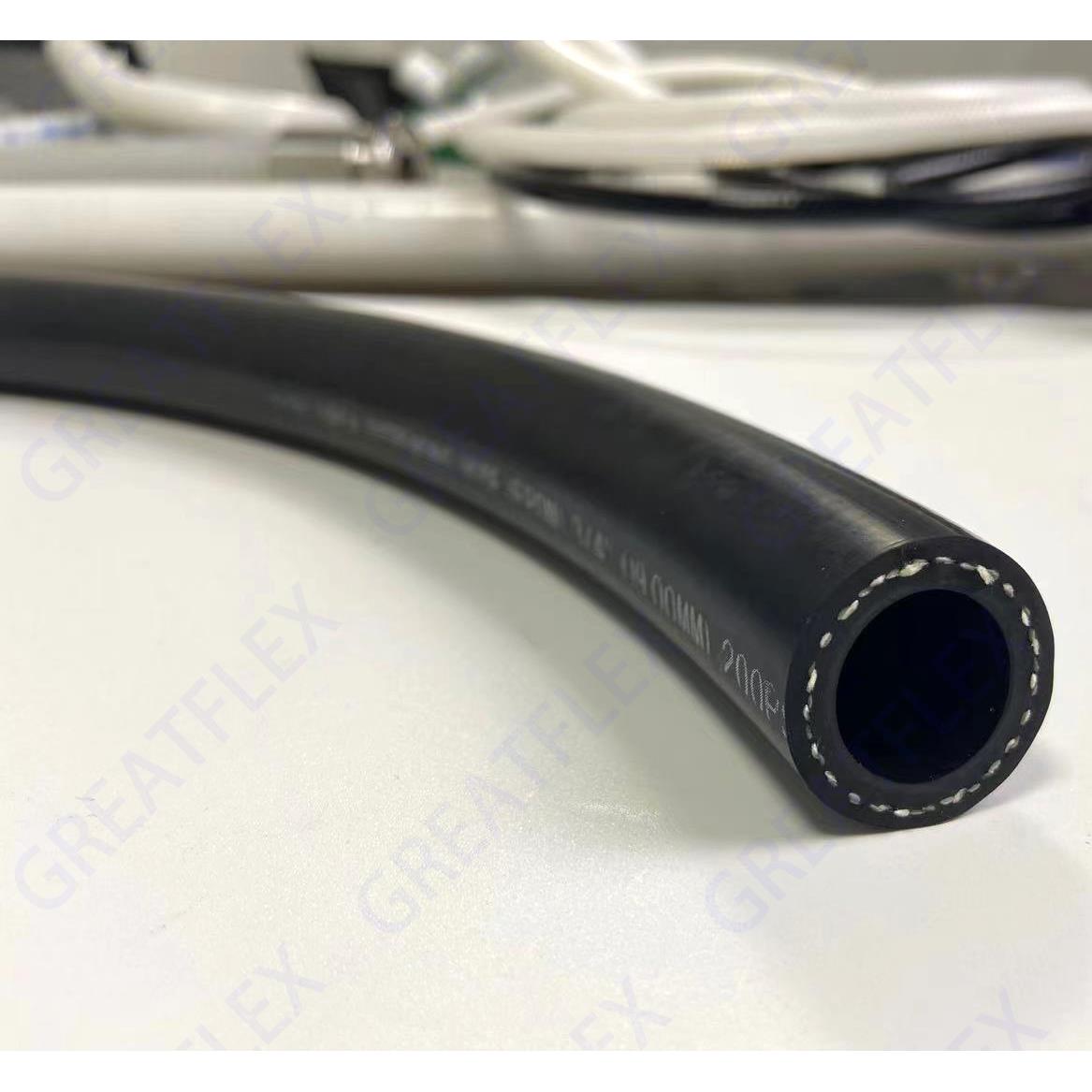 GREATFLEX 黑色 RE03 抗紫外线 高温防火橡胶管 厂家