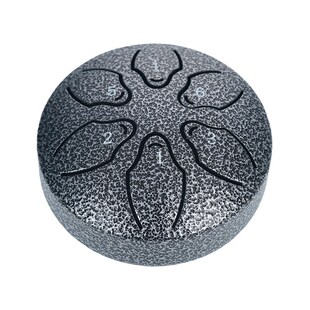 新款迷你空灵鼓3寸6音钢舌鼓外销打击乐器儿童鼓便携小鼓